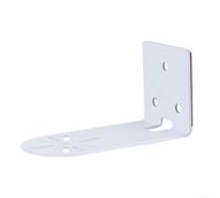 Staffa per montaggio a parete a L, 1 pezzo, staffa di montaggio per telecamera di sicurezza in ferro, installazione senza trapano, design sicuro a parete, non dannoso, per telecamere PTZ e Dome CCTV