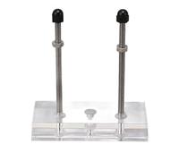 Staffa per Montaggio a Parete da Skateboard, Portapacchi per lo Skateboard, Gancio di Skateboard Acrilici, Appendiabiti per Pattinaggio Effetto Galleggiante, Display e Archivia (Trasparente)