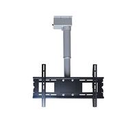 Staffa per Montaggio a soffitto per TV elettrica - Sollevatore da soffitto per TV con inclinazione Regolabile, con Supporto TV motorizzato con Telecomando, per TV a Grande Schermo da 26-70 Pollici,