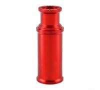 Staffa per mozzo in alluminio per bicicletta, supporta la protezione del deragliatore posteriore e le opzioni di montaggio della luce anteriore/posteriore (rosso)