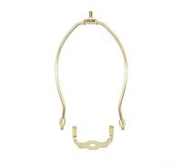 Staffa per paralume a forma di U, altezza 15,2 cm, colore: oro | Effetto metallizzato argento, si abbina a un arredamento moderno, ideale per lampade da tavolo, salotti, camere da letto