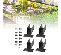 Staffa per pergola per montaggio su tetto in metallo per pergole da patio,