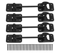 Staffa per porta a T Mtlavishness per e roulotte, confezione da 4 staffe di bloccaggio per porta con distanza di 15,2 cm tra porta e parete, struttura in ABS per un fissaggio