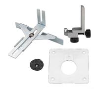 Staffa per ruota guida campione per guide bordo router compatibile con macchine da taglio da 3701 a 3709 (staffa ruota guida)