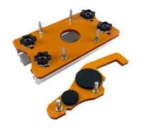 Staffa per scanalatura e combinazione base router per attività professionali la