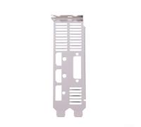 Staffa per scheda grafica I/O Shield, piastra posteriore compatibile per GTX 730 750 1050 Ti 1650 mezza altezza per lunetta (12 cm)