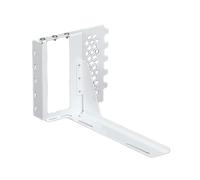 Staffa per scheda grafica in metallo per display GPU verticale ottimizza i flussi d'aria e la stabilità Supporto GPU in metallo per due schede slot