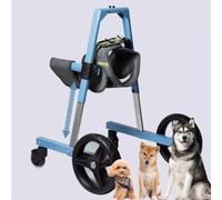 Staffa per sedia a rotelle per animali domestici, supporto per gambe del cane strumento per ripristinare la mobilità, dispositivo di deambulazione assistita per disabilità del cane, camminatore
