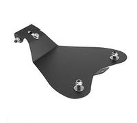 Staffa per Sella Singola Aramox, Staffa per Piastra Base Sella Monoposto in Acciaio Nero per Moto Chopper Bobber Custom