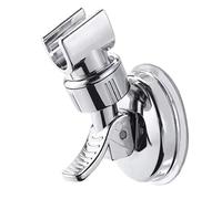 staffa per soffione doccia, No Drill Suction Cup Shower Head Holder Adjustable Silver For Bathroom