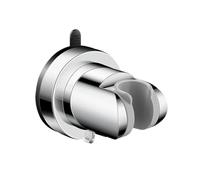 staffa per soffione doccia, Supporto for soffione doccia a ventosa multicolore 7x8cm 2 pezzi(Silver)