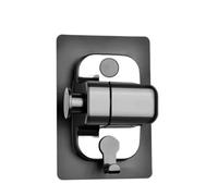 staffa per soffione doccia, Supporto for soffione doccia regolabile a 360 gradi, montaggio a parete, nichel cromato spazzolato(Brushed Nickel)