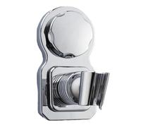 staffa per soffione doccia, Supporto for soffione doccia regolabile con ventosa for ugello, argento