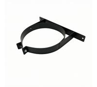 Staffa per Staffa da Parete Staffa di Supporto Morsetto Parete Staffa per Ventilazione in Metallo Banda di Bloccaggio Fori Pre Adatta per Uso Domestico Laboratori Aree Tecniche , size to 4