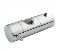 Staffa per supporto doccia da 19-25 mm, supporto regolabile di ricambio, staffe cromate per soffione doccia con manopola laterale