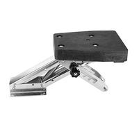 Staffa per Supporto Motore per Barche in Acciaio Inossidabile 25HP 110 Libbre Supporto per Motore Fuoribordo a 2 Tempi Design più Fluido Sollevamento Efficiente per Poppa di