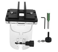 Staffa per taglierina connettore 2 in 1, staffa per scanalatura del router di legno, staffa per slotter regolabile per la lavorazione del legno con scala chiara e struttura in