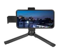Staffa per treppiede regolabile, supporto per telefono, supporto per fotocamera in lega di alluminio, antiscivolo per fotografia con smartphone