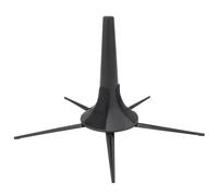 Staffa per Tromba Supporto Pieghevole Supporto per Supporto Portatile Orchestrale 5 Gambe Feltro di Plastica Nera