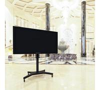 Staffa Per TV - Carrello TV Con Ruote, Sollevatore TVs Motorizzato Adatto A Schermi Da 32-75 Pollici, Carrello Porta TVs Mobile Con Altezza Regolabile, Funzione Di Memoria Dell'altezza A 4 Livelli