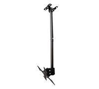 Staffa per TV, supporto da soffitto, orientabile e telescopico, si adatta alla maggior parte degli schermi LCD LED da 17 a 32 pollici, supporta fino a 30 kg