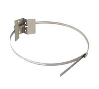 Staffa per Vaso di Espansione Supporto a Parete per Vaso Espansione Sanitario Acqua Calda Supporto a Muro Montaggio Flangia Serbatoio Acqua Kit di Fissaggio (Solo Staffa 250mm)