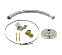 Staffa per Vaso di Espansione Supporto a Parete per Vaso Espansione Sanitario Acqua Calda Supporto a Muro Montaggio Flangia Serbatoio Acqua Kit di Fissaggio (Kit Staffa 250mm)