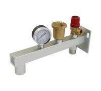 Staffa per vaso espansione supporto a muro per vaso di espansione autoclave in ferro per serbatoio acqua calda sanitaria fissaggio pressione membrana refrigerant (kit staffa)