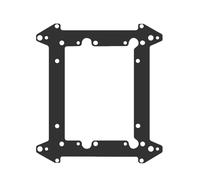 Staffa per ventola in metallo resistente da 12 cm per disco solido e integrazione da 3,5 pollici per computer in espansione Capacità di archiviazione Staffa di montaggio SSD