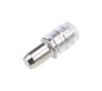 Staffa piolo mensola 5x17mm placcato Supporto porta manicotti gomma 100 pz