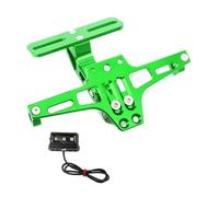 Staffa Porta Targa Posteriore Regolabile Per Moto Per Suzuki DRZ400E/S/SM GS 500 SV 650 GSXR 1000 DR200S/SE/Z250 TL1000R SV1000/S DL1000(Verde)