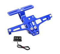 Staffa Porta Targa Posteriore Regolabile Per Moto Posteriore Per WR250R/XTTR250/YZ250/450FX/WR250F/WR426F/WR450F Motociclo(Blu)