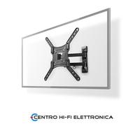 SUPPORTO NEDIS TVWM1530BK RUOTABILE PER SCHERMI DA 23-55" 30 KG COLORE NERO