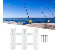 Staffa portacanna da pesca portatile per barca a 3 viti Rack Side Mount Heavy