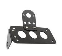 Staffa Portatarga Moto Per Montaggio Laterale Dell'assale Supporto Per Targa Per Scooter Ciclomotore Moto Targa Supporto Per Fanale Posteriore Nero