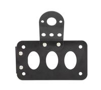 Staffa Portatarga Moto Per Montaggio Laterale Dell'assale Supporto Per Targa Per Scooter Ciclomotore Moto Targa Supporto Per Fanale Posteriore Nero