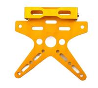 Staffa Portatarga Moto Portatarga Universale Per Motocicletta Placcatura Galvanica Telaio Per Targa Regolabile In Lega Di Alluminio CNC Numero Di Copertura