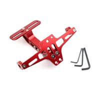 Staffa Portatarga Moto Supporto Per Targa Per Motocicletta Regolabile Universale Supporto Per Lampada Di Direzione Posteriore In Alluminio CNC Per Eliminator