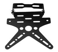Staffa Portatarga Moto Supporto Per Targa Universale Per Moto In Lega, Con Copertura In Alluminio Per Targa Con Numero Di Targa Regolato