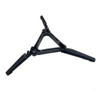 Staffa portatile per serbatoio di gas per stufe da campeggio, supporto per taniche in PC per bottiglie piatte e lunghe, supporto antiscivolo per escursionismo, 11 x 2 cm (nero)