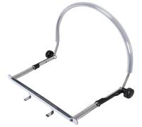 Staffa professionale per arpa da collo a 24 fori Supporto per armonica Telaio regolabile per artisti Design ergonomico confortevole Supporto per armonica regolabile