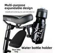 Staffa prolunga gabbia borraccia reggisella bicicletta per doppio supporto nero