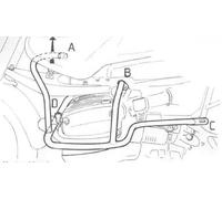 Staffa protezione motore argento per BMW R 1150 GS (2000-2004)