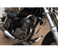 Staffa protezione motore cromata per Suzuki GZ 125 Marauder (1998-2004)