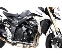Staffa protezione motore nera per Suzuki GSR 750 (2011-2016)