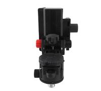 Staffa Regolabile 360° con Adattatore di Livello, Supporto Girevole a L per Montaggio a Parete o Soffitto, Asta Telescopica e Testa della Culla, Accessorio Universale per Staffe