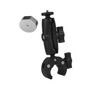 Staffa regolabile di alluminio del supporto del morsetto di Pali della testa doppia per l'installazione delle barche del rimorchio della parabola satell