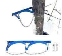 Staffa regolabile for portabombole in acciaio for montaggio a parete for serbatoi di gas da 13,8-39,4 pollici 1 2 3 pezzi(1 Pc,25.6inch/65cm)