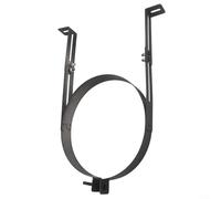 Staffa regolabile in acciaio inossidabile per tubi del camino da 150 mm, progettata come supporto per tubi della canna fumaria a parete per installazioni di stufe a legna (20 cm)