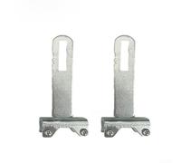 Staffa regolabile in acciaio per apriporta scorrevole, supporto magnetico con sensore compatibile con sistemi a cremagliera e pignone da 8 mm 12 mm, kit hardware per cancelli esterni resistenti (2 x